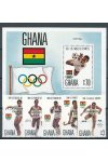 Ghana známky Mi 1079-83 + Blok 115