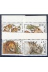 Uganda známky Mi 518,19,20,22 - NK - Fauna