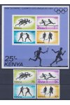 Kenya znmky Mi 292-95 + Bl 23  - OH 1984