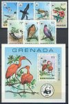 Grenada známky Mi 881-87 + Bl 70