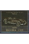 Zambia známky Mi 100 let Automobilu - 22K Gold - Ferrari