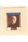 ČSR I známky - Nepřijaté návrhy - Dopisnice  - Masaryk - Dvoubarevný