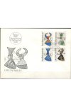 Liechtenstein celistvosti Mi 465-68 FDC