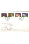 Liechtenstein celistvosti Mi 630-33 FDC