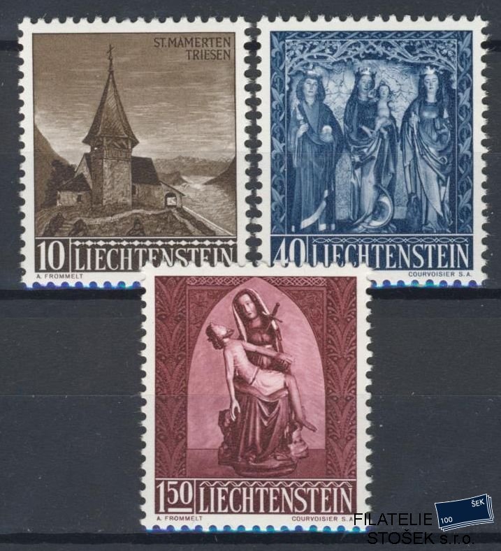 Liechtenstein známky Mi 362-64