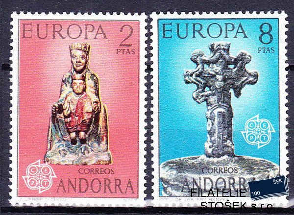 Andora šp. známky Mi 0088-9