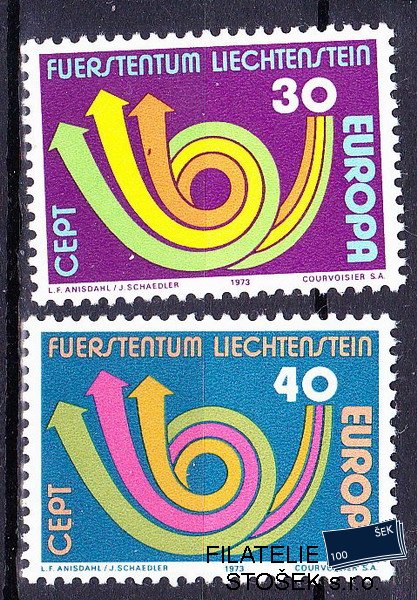 Liechtenstein známky Mi 0579-80