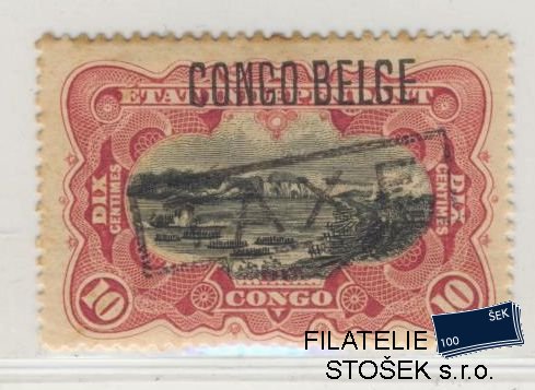 Belgické Kongo známky Mi 2 KVP Rez - Přetisk CONGO BELGE + Přetisk TAXE