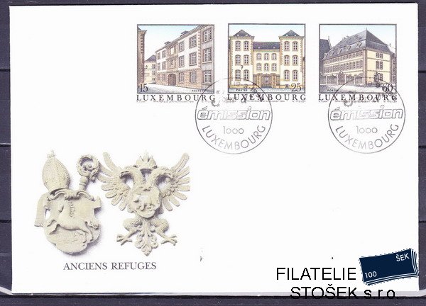 Lucembursko známky Mi 1349-51 FDC