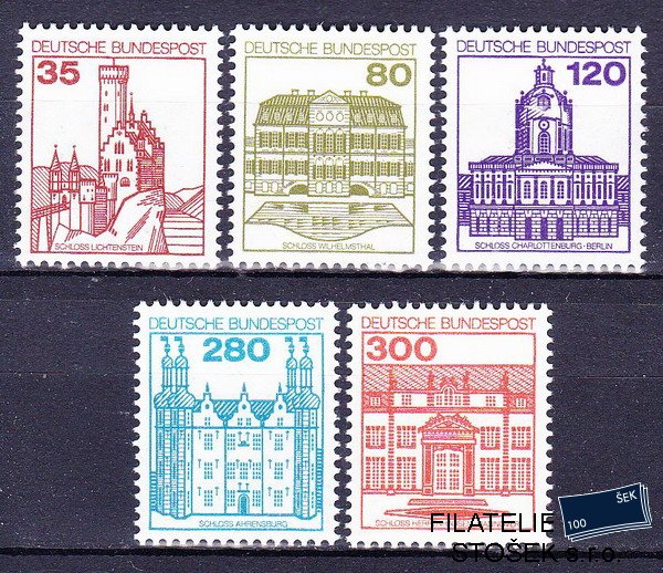 Bundes známky Mi 1139-43