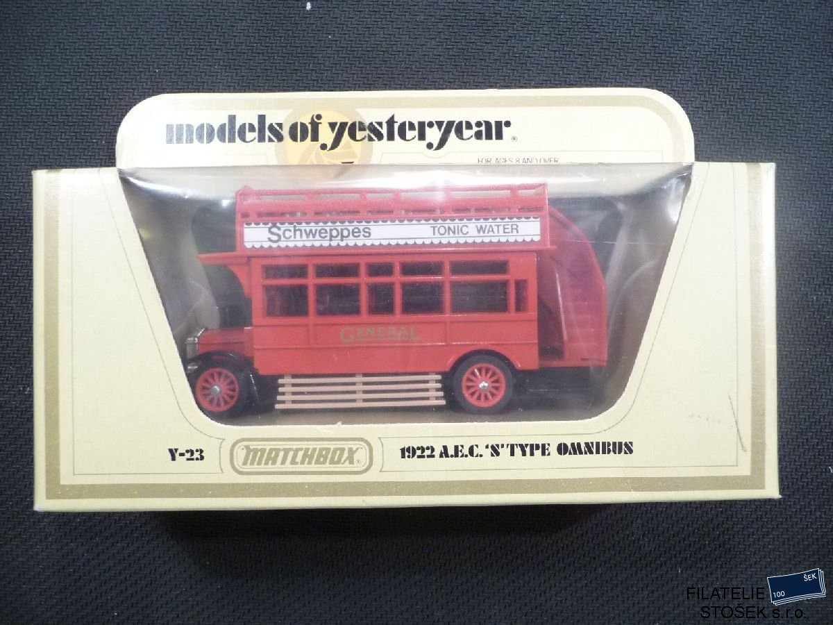 Matchbox Yesteryears Y - 23 - 1922 AEC S Type Omnibus