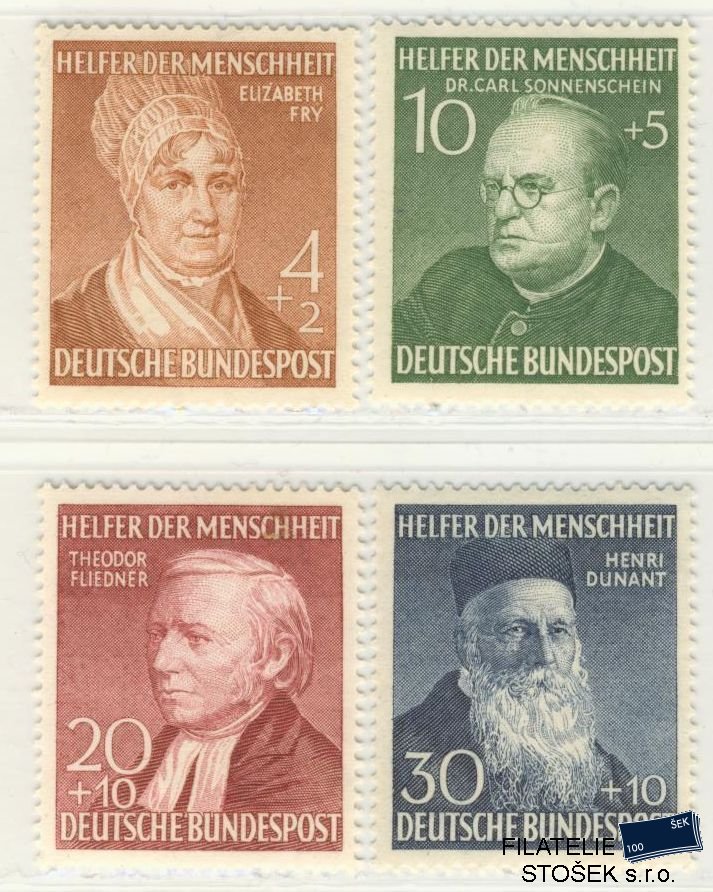 Bundes známky Mi 156-9