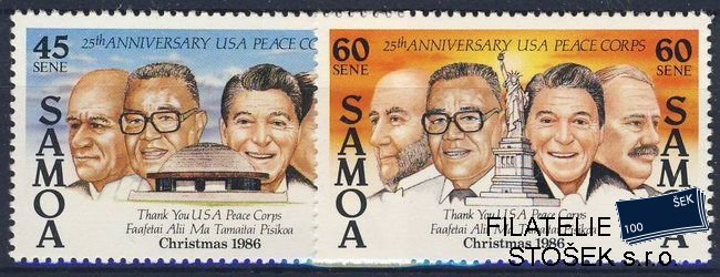 Samoa Mi 0605-6+Bl.39