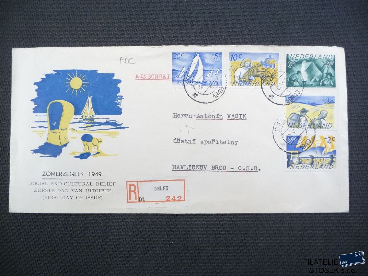 Holandsko celistvosti Mi 516-20 - FDC