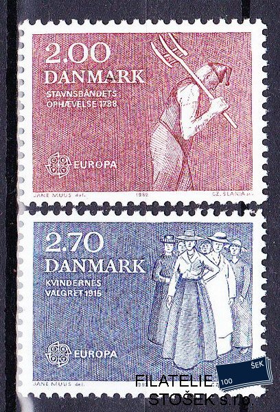 Dánsko známky Mi 0749-50