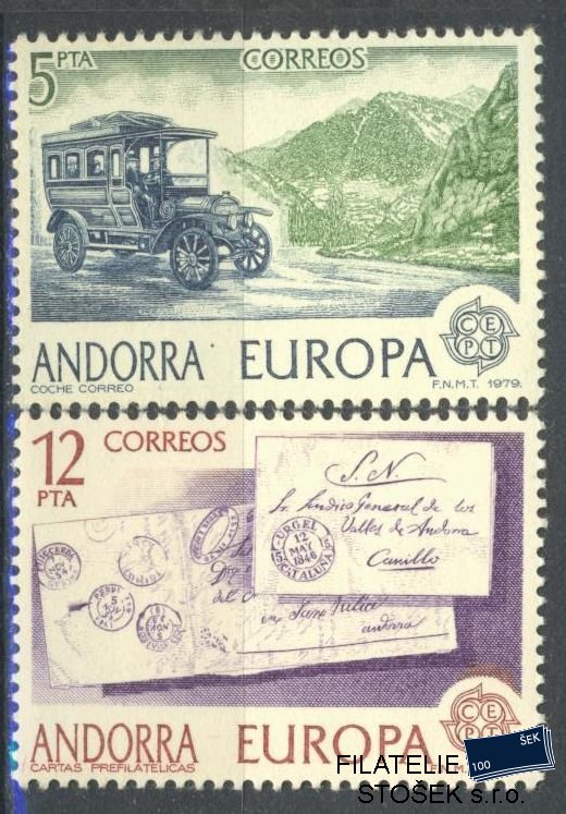 Andora šp. známky Mi 0123-4