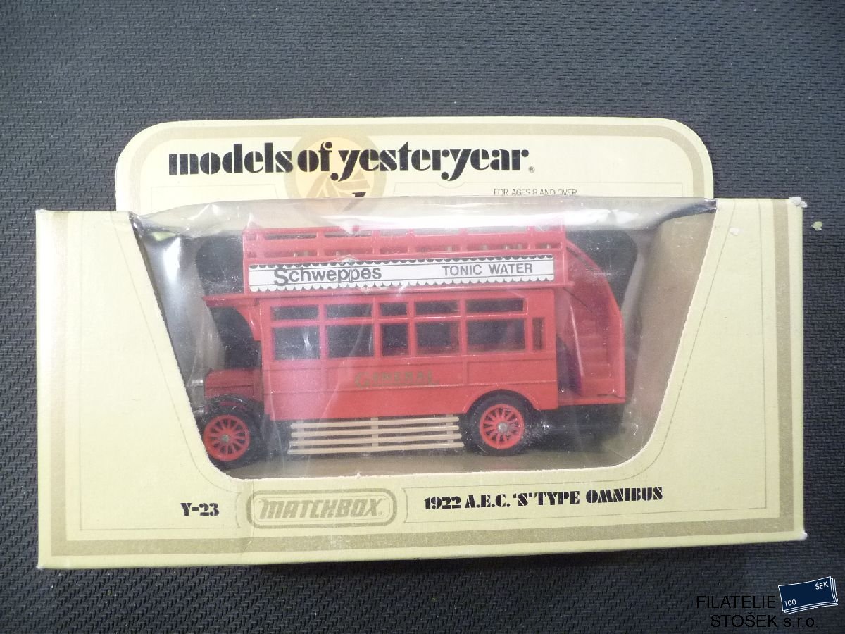 Matchbox Yesteryears Y - 23 - 1922 Aec Omnibus