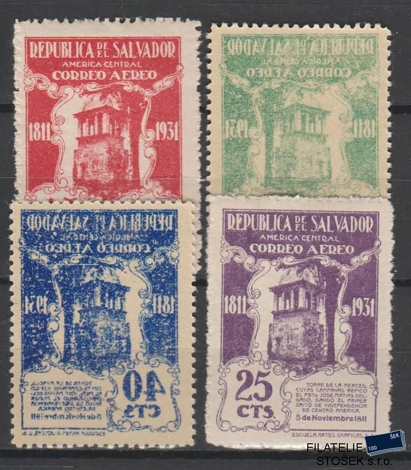 Salvador známky Mi 459-62 2x Obtisk