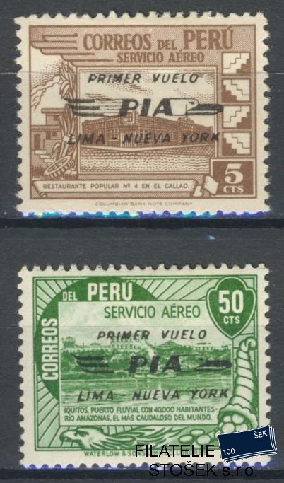 Peru známky Mi 456-57