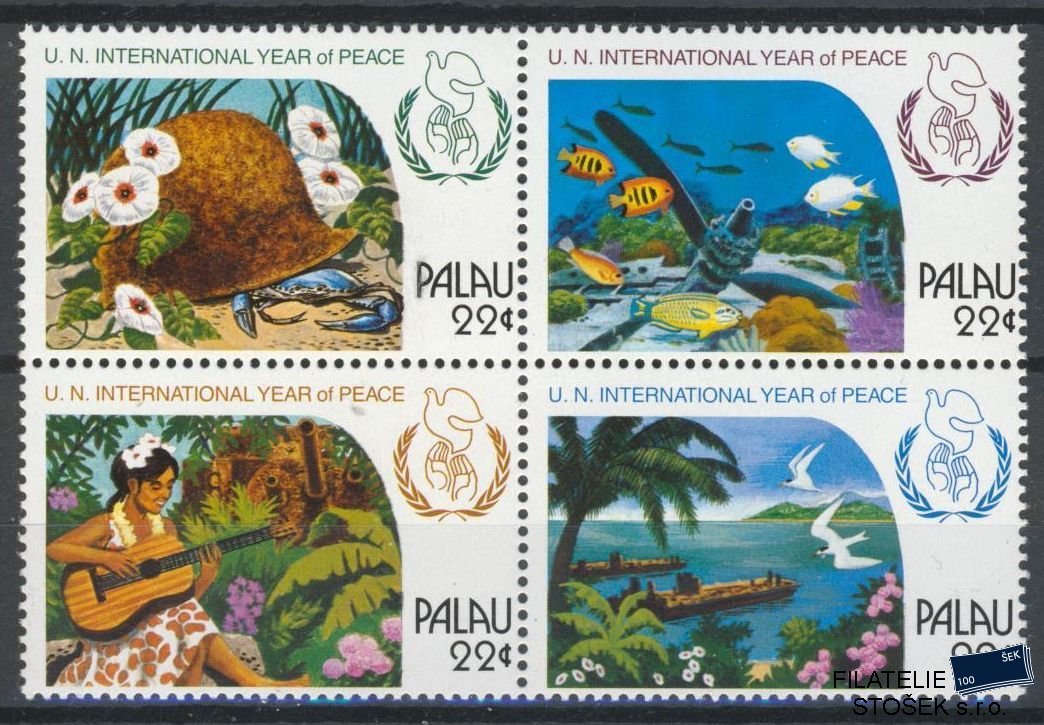 Palau známky Mi 0154-7