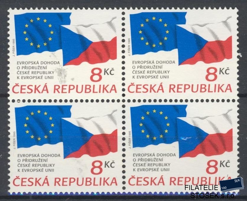 Česká republika známky 63 4 Blok