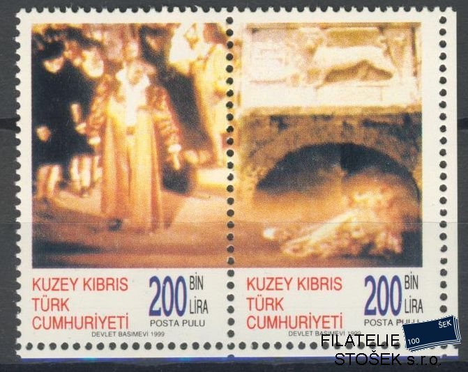 Turecký Kypr známky Mi 493-94