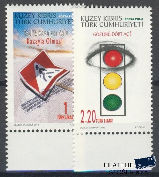 Turecký Kypr známky Mi 772-73