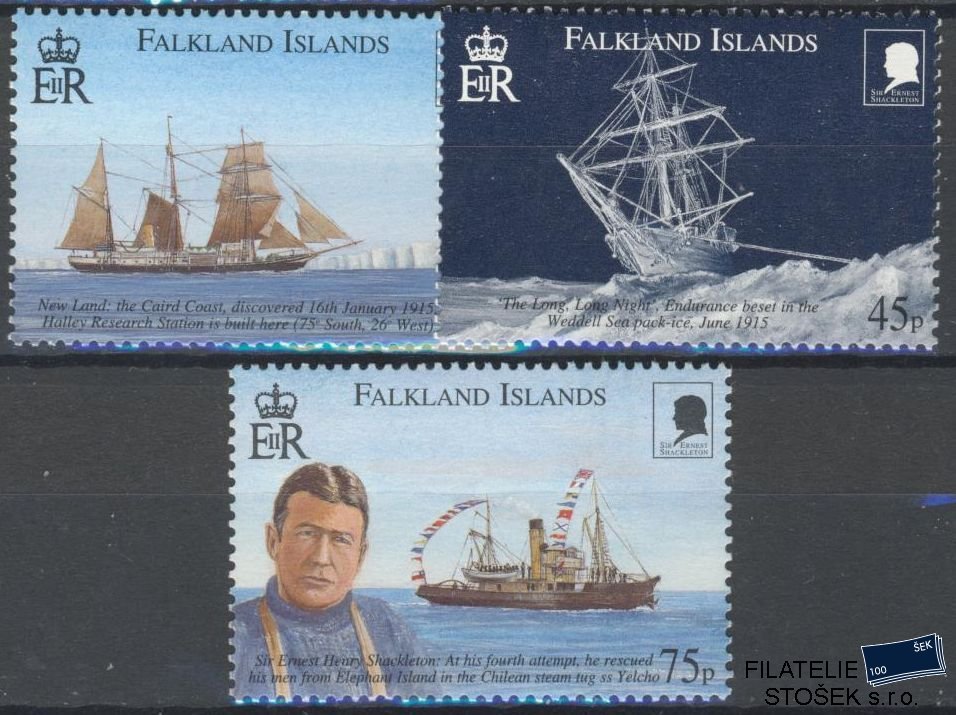 Falkland Islands známky Mi 776-78