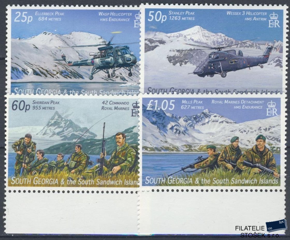 South Georgia známky Mi 437-40