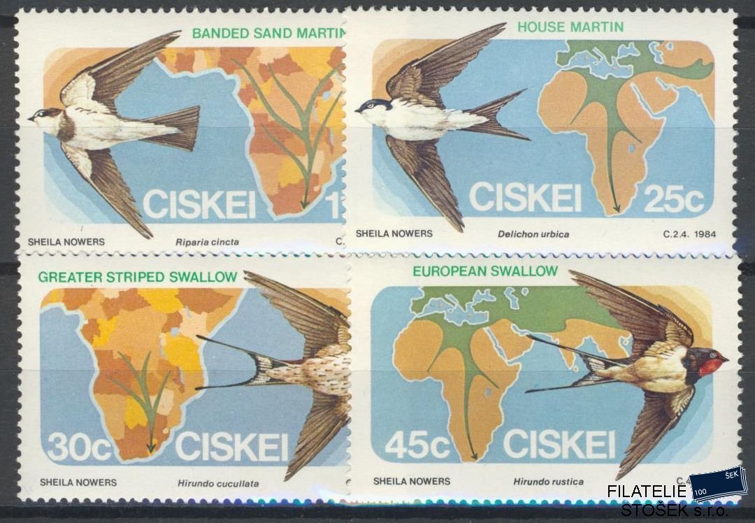 Ciskei známky Mi 0061-4