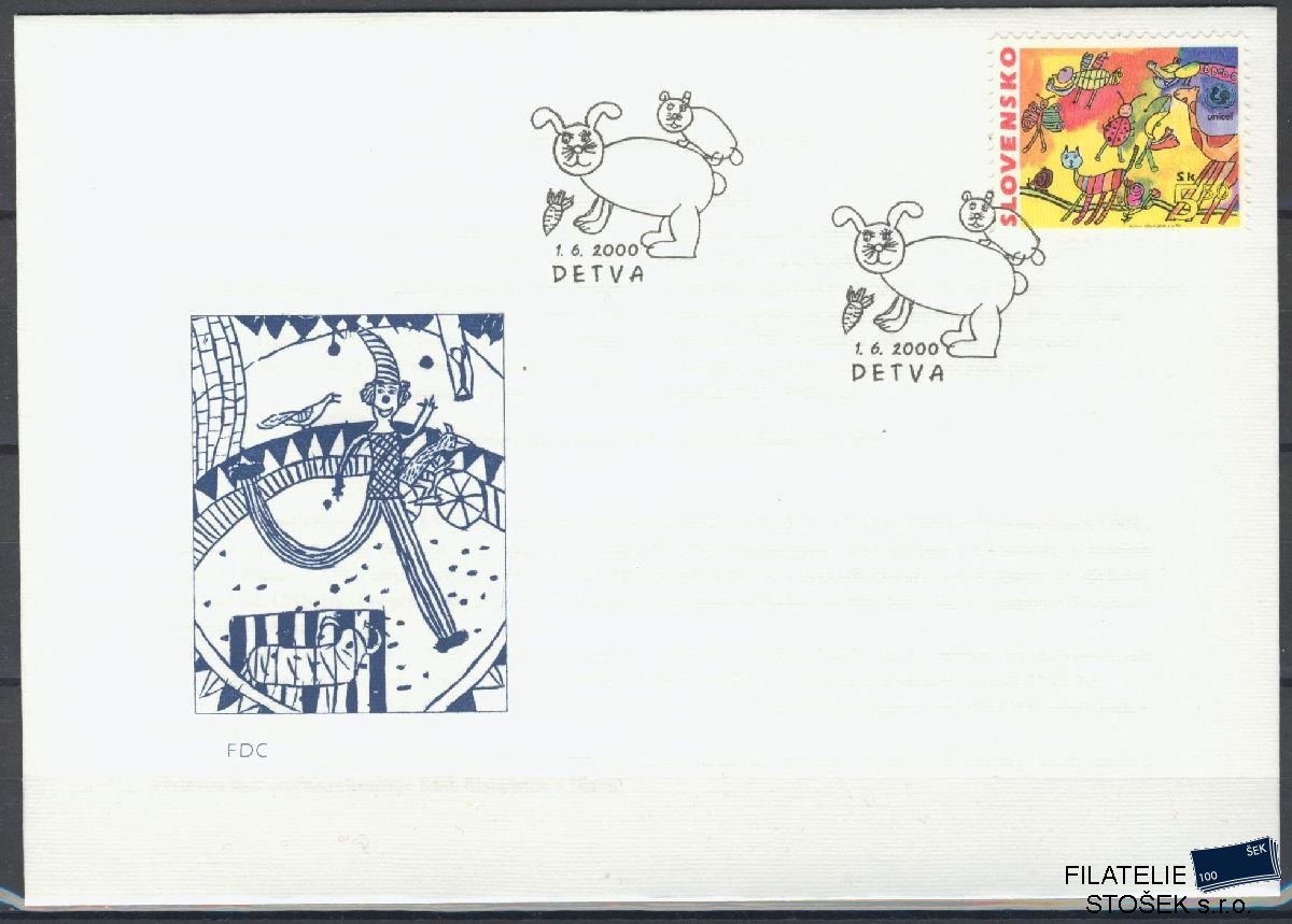 Slovensko známky 210 FDC