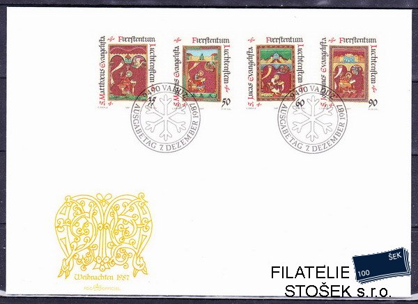 Liechtenstein FDC Mi 930-3