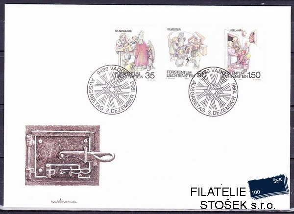 Liechtenstein FDC Mi 1008-10