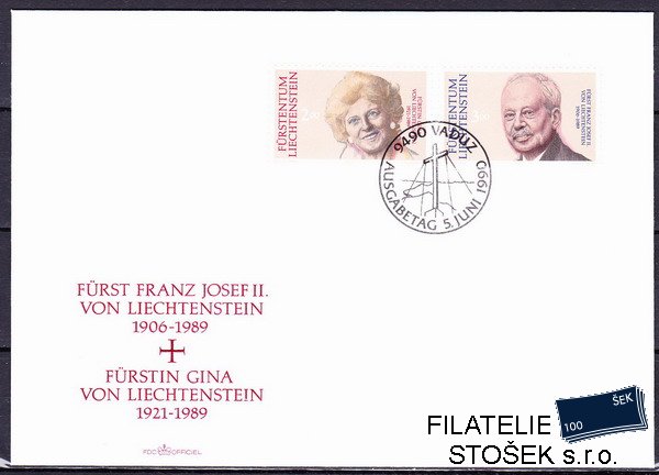 Liechtenstein FDC Mi 988-9