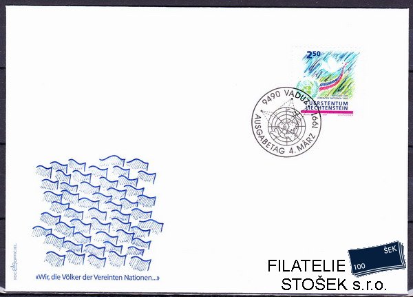 Liechtenstein FDC Mi 1015