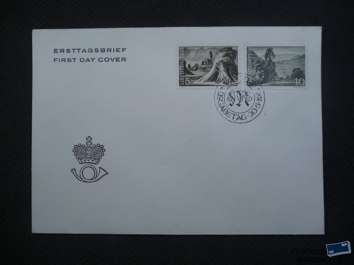 Liechtenstein celistvosti - FDC