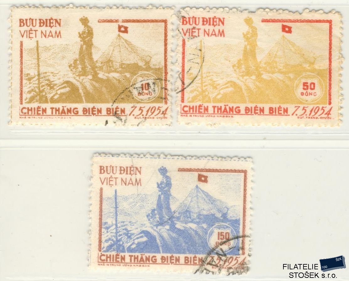 Vietnam známky Mi 12-14