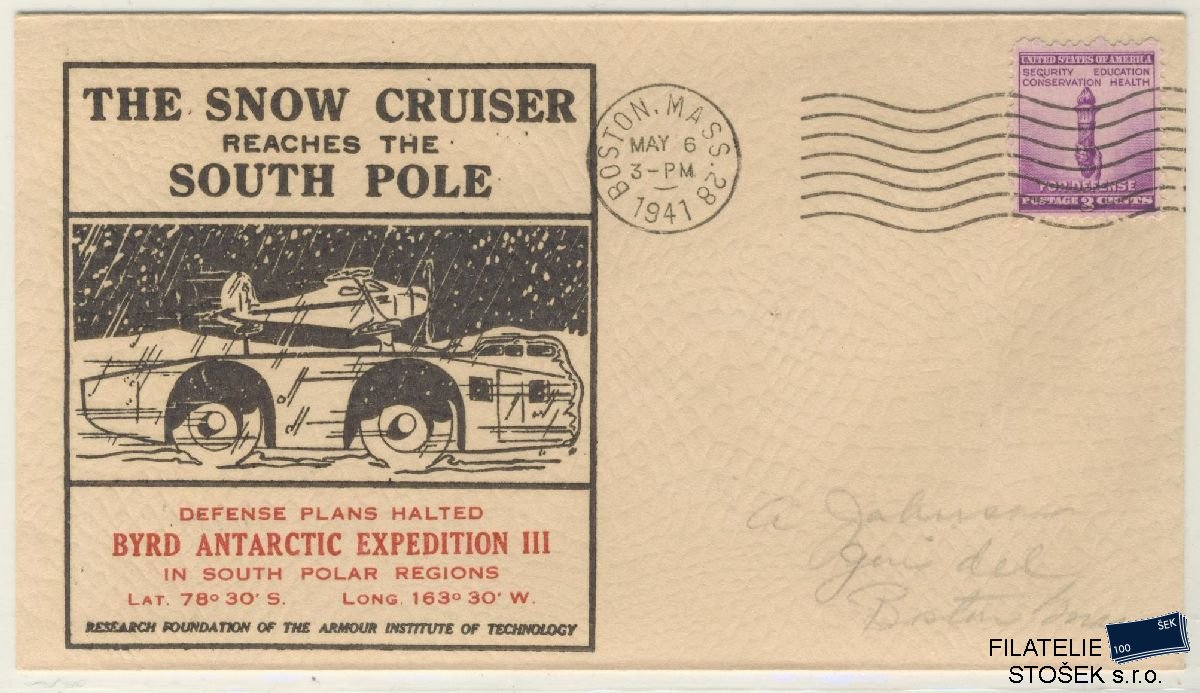 USA celistvosti Mi 497 - Antarktida - Byrd Expedition 1941