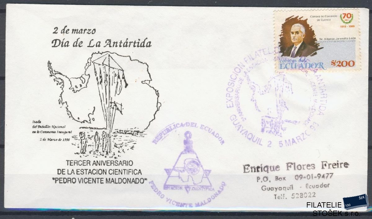 Ecuador celistvosti Mi 2153 - Antarktida