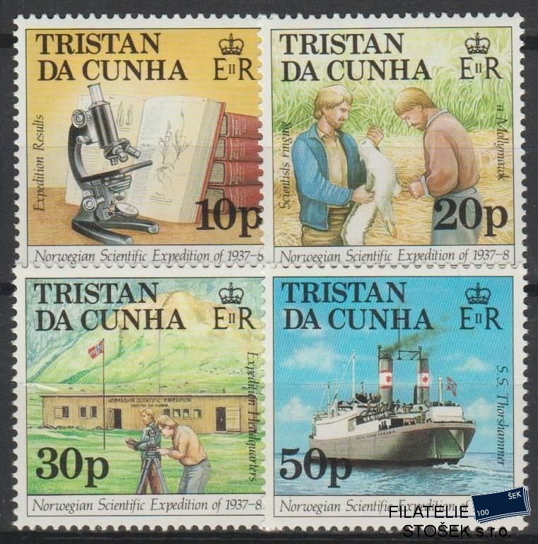 Tristan da Cunha známky Mi 429-32