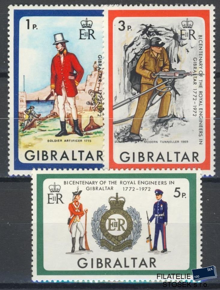 Gibraltar známky Mi 286-88