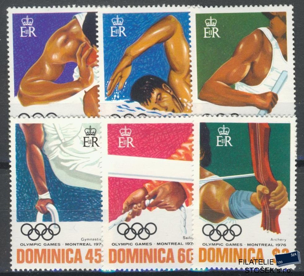 Dominica známyk Mi 488-94 NK