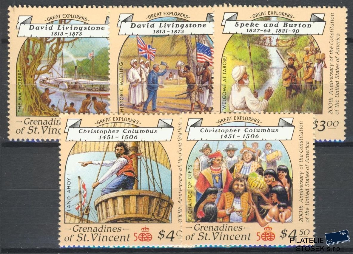 Grenadines of St Vincent známky Mi 587-94 NK