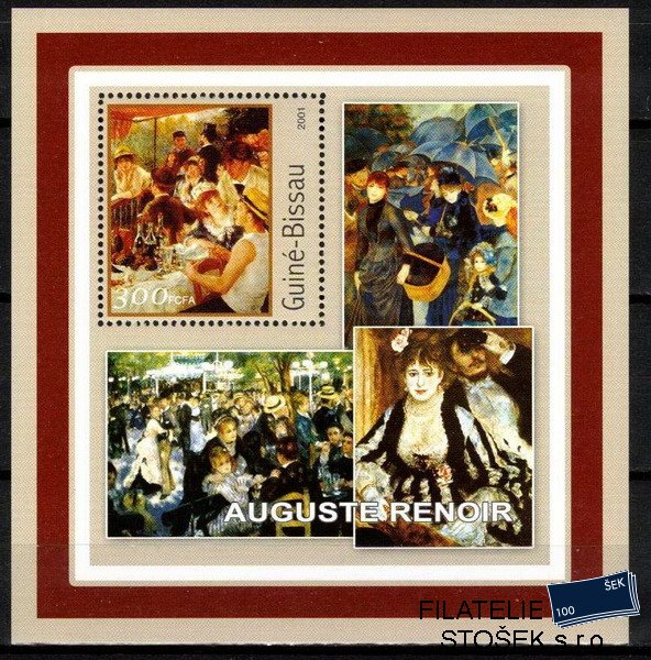 Guinea Bissau známky Mi rok 2001 Auguste Renoir