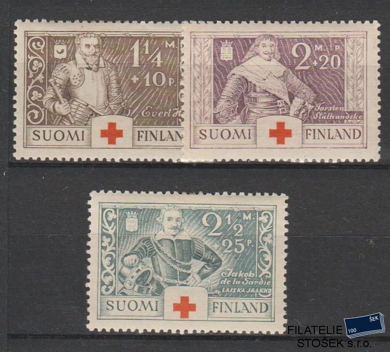 Finsko známky Mi 184-86