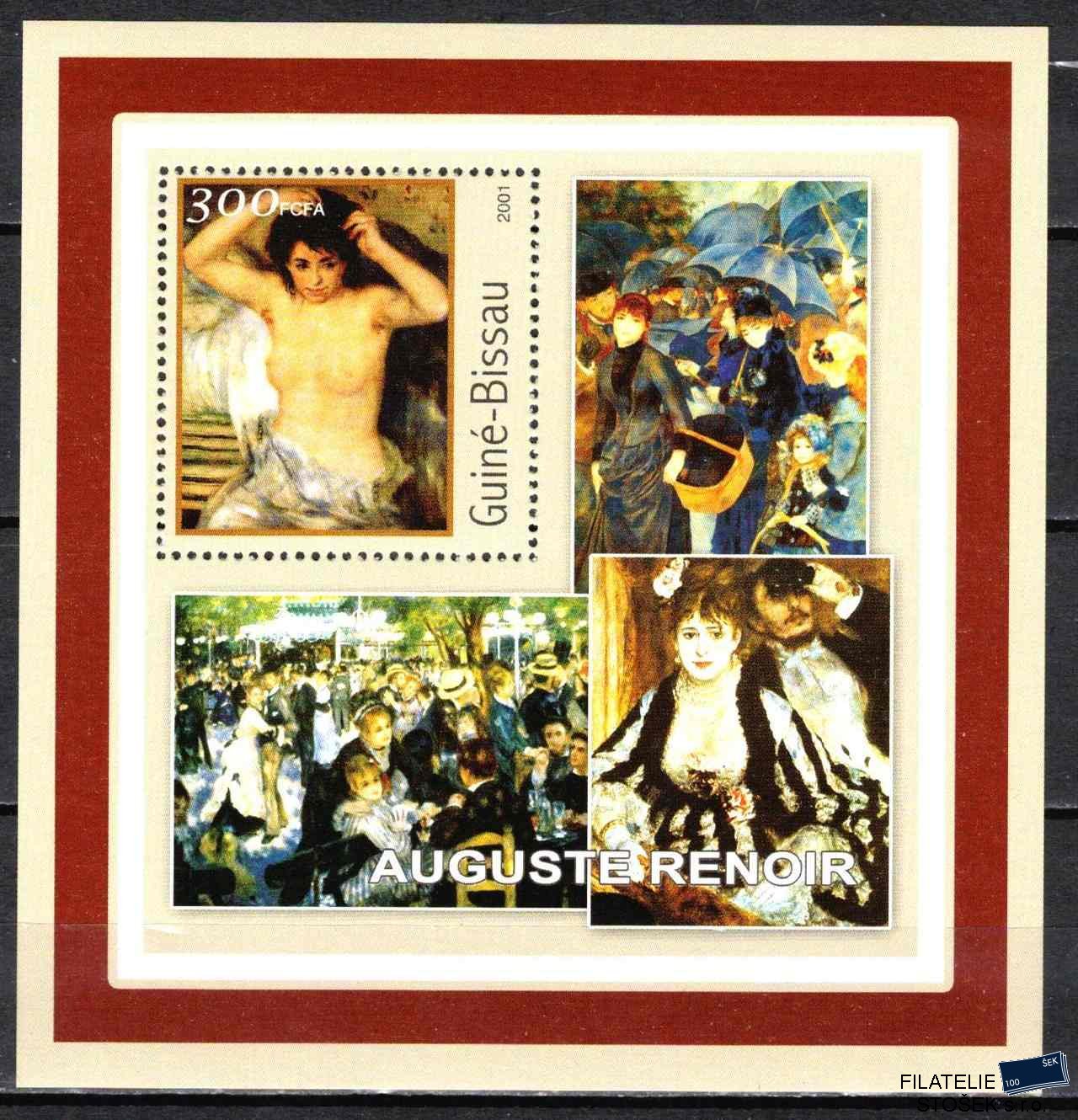 Guinea Bissau známky Mi rok 2001 Auguste Renoir