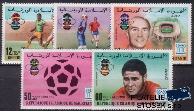 Mauritanie Mi 0584-8+Bl.19