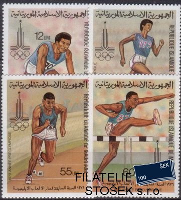 Mauritanie Mi 0652-5+Bl.26