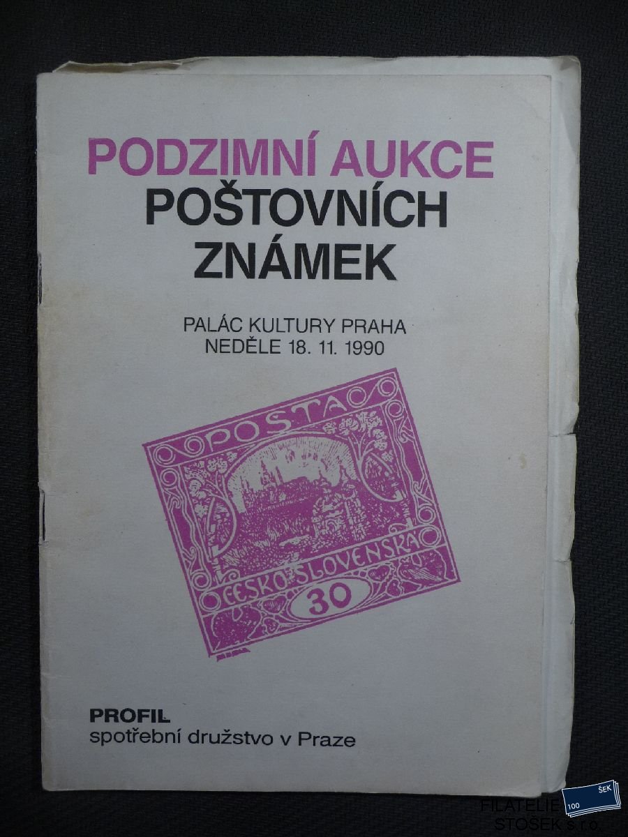 Aukční katalog - Profil - 1990