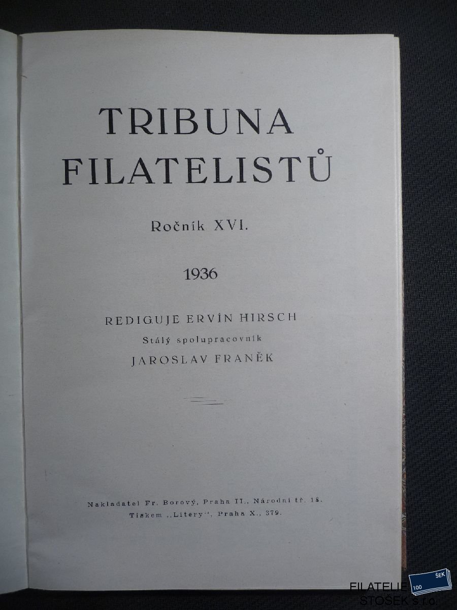 Časopisy Tribuna Filatelistů 1936